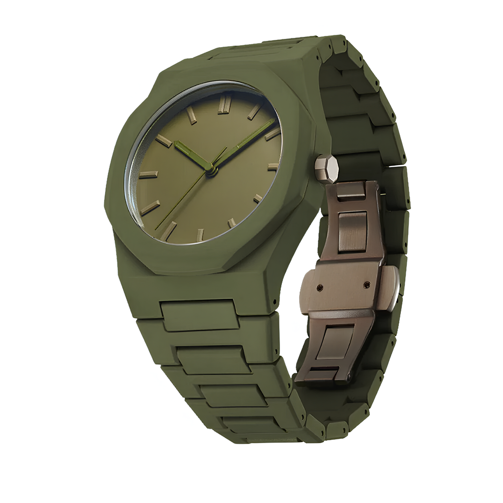 Roman Full Green Watch