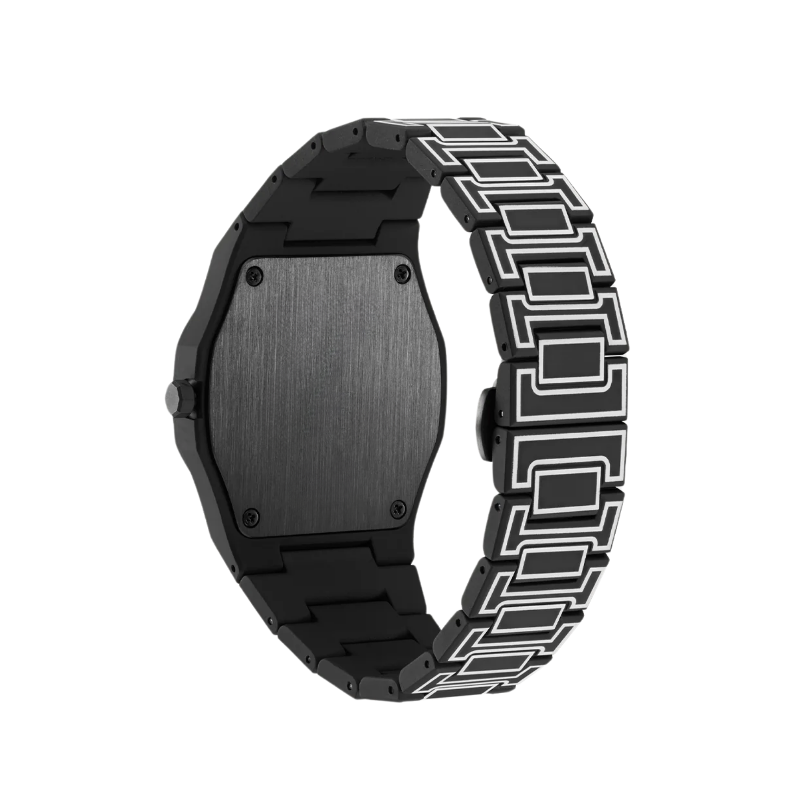 Roman Black Sketch Watch