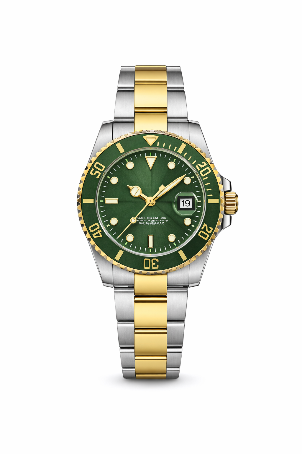 Steel GMT Quartz Watch