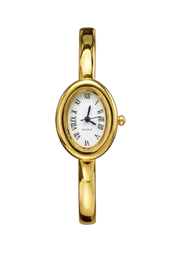 Vintage Oval Bileklik Saat