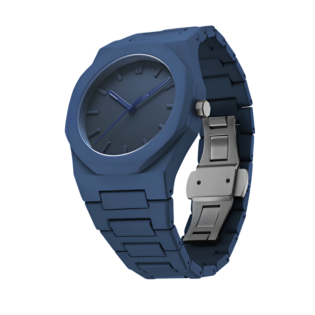 Roman Full Blue Watch