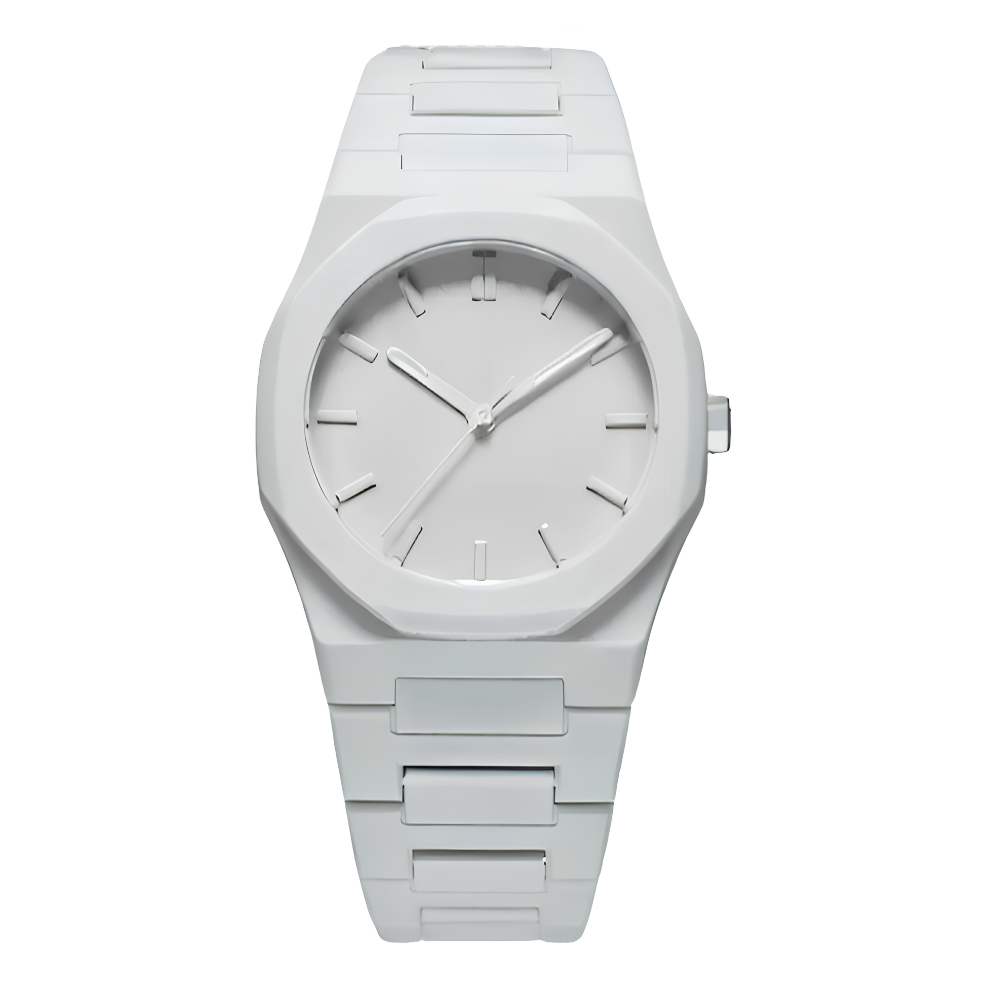 Roman Full White Watch