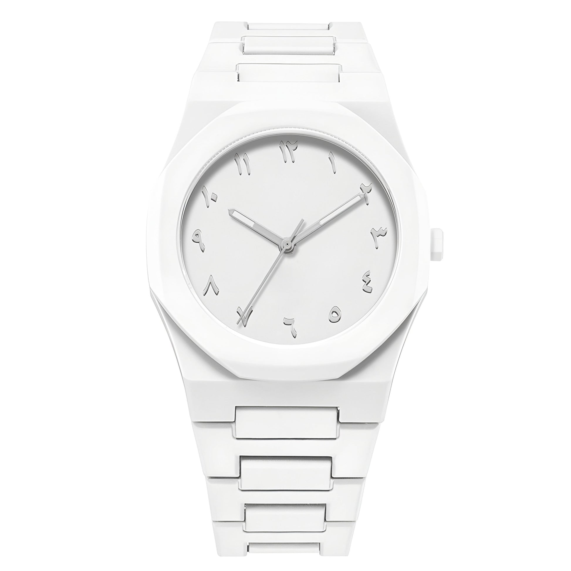 Arabic Full White Watch