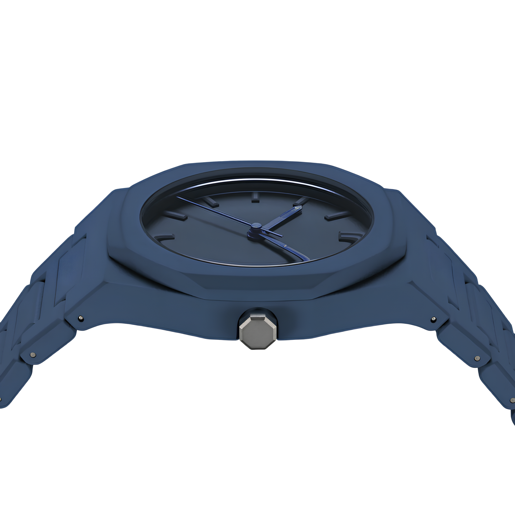 Roman Full Blue Watch