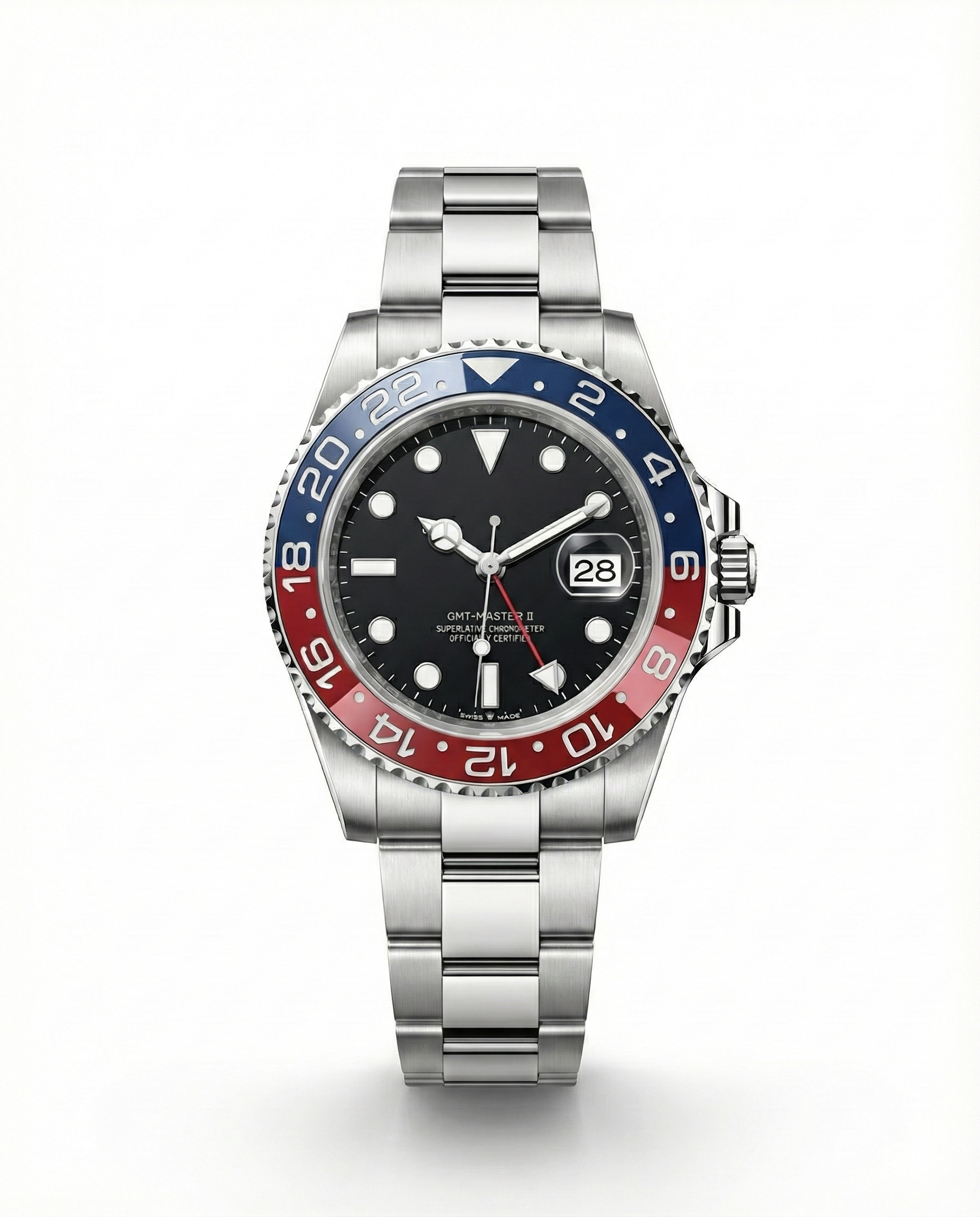 Steel GMT Quartz Watch