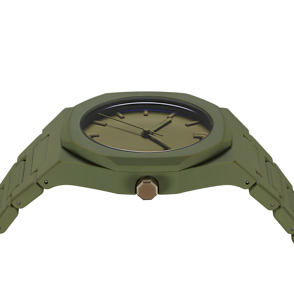 Roman Full Green Watch
