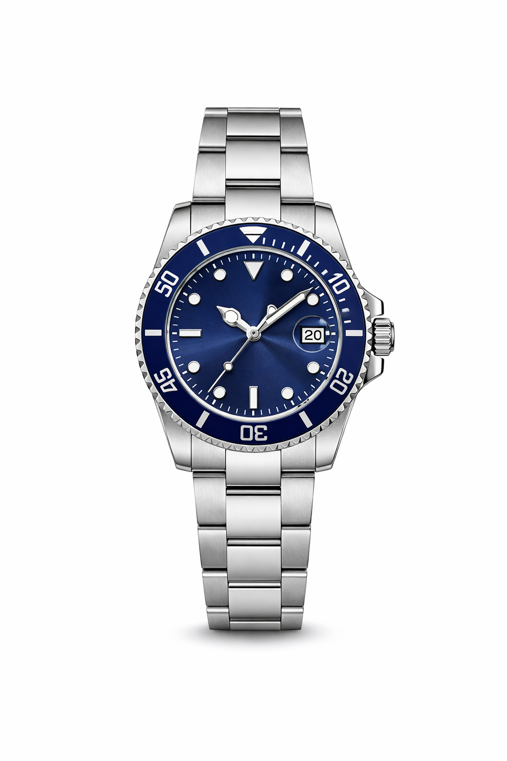 Steel GMT Quartz Watch